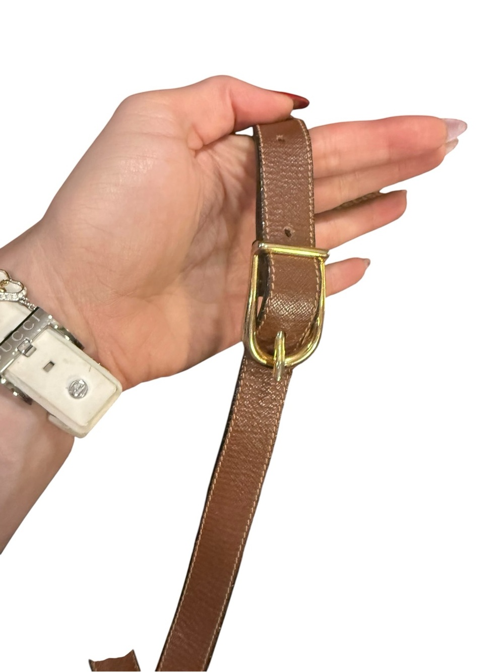 Vintage Bally Monogram Crossbody Bag Brown Coated Canvas Leather Italy - Picture 6 of 11